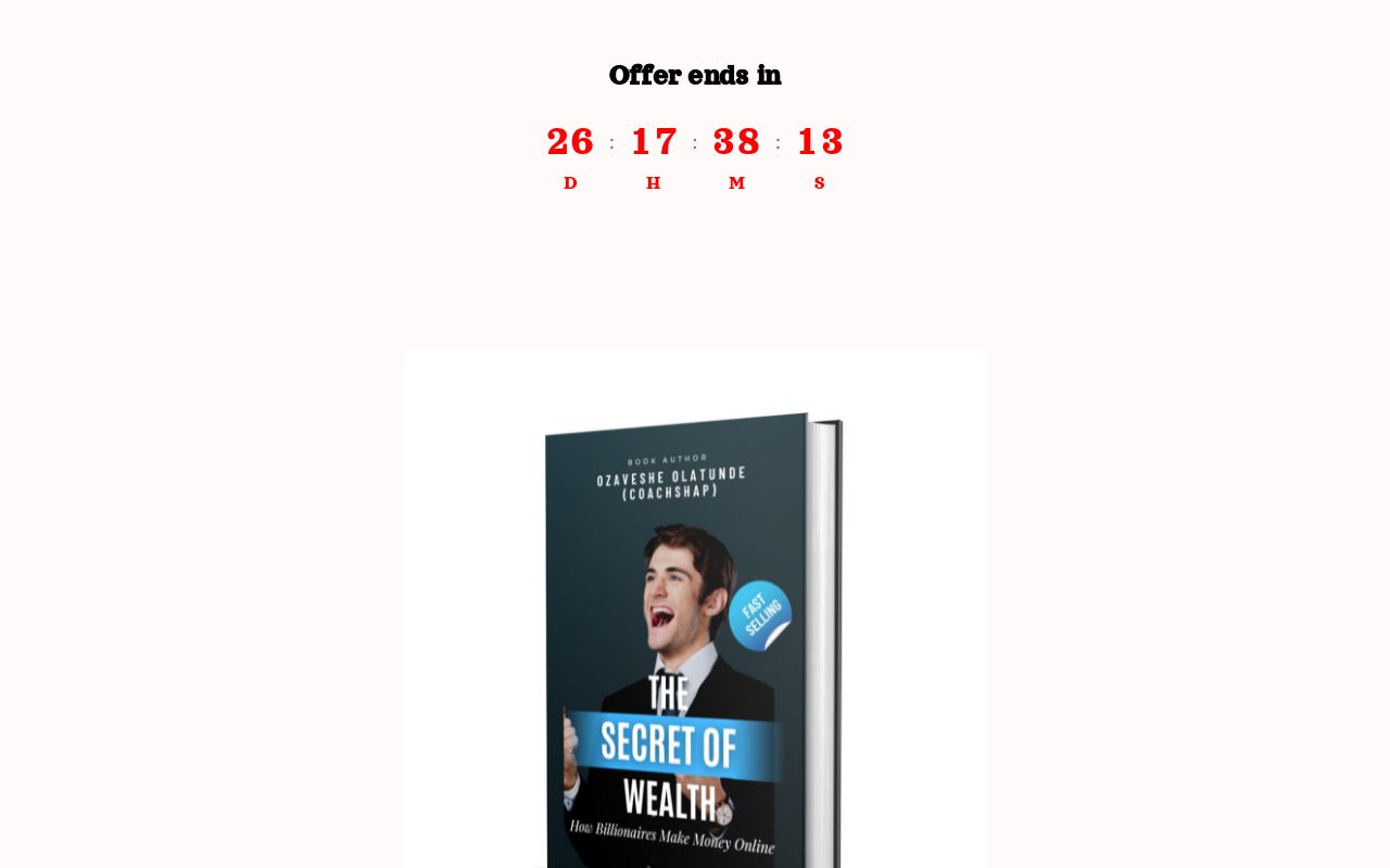 The secret of wealth